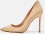 Gianvito Rossi Pre-owned Suede heels Beige Dames - Thumbnail 2