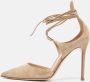 Gianvito Rossi Pre-owned Suede heels Beige Dames - Thumbnail 2