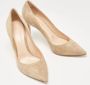 Gianvito Rossi Pre-owned Suede heels Beige Dames - Thumbnail 4