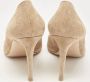 Gianvito Rossi Pre-owned Suede heels Beige Dames - Thumbnail 5