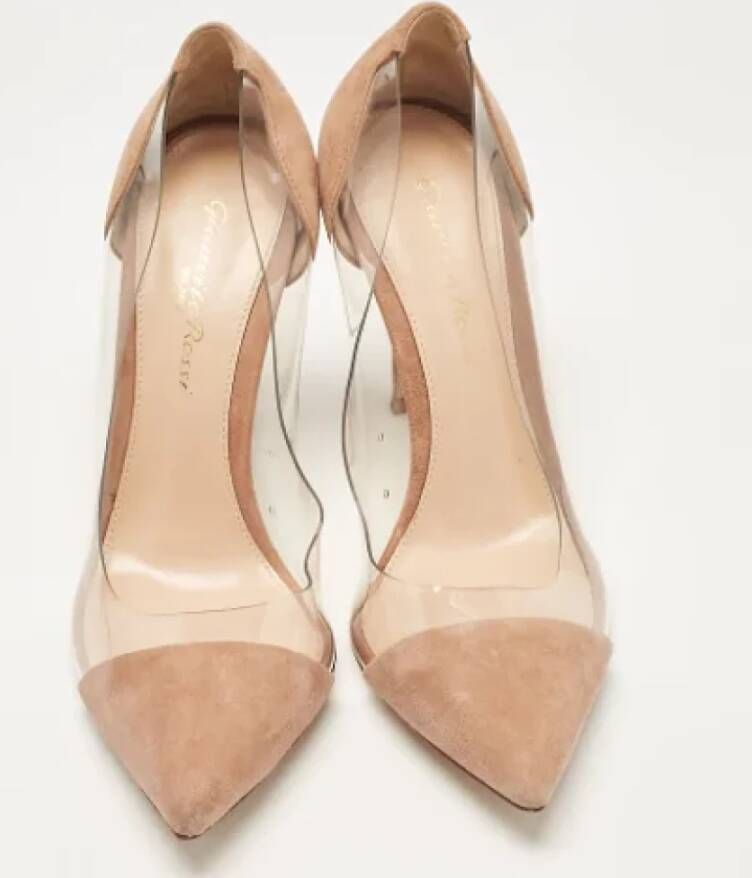 Gianvito Rossi Pre-owned Suede heels Beige Dames