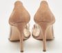 Gianvito Rossi Pre-owned Suede heels Beige Dames - Thumbnail 4