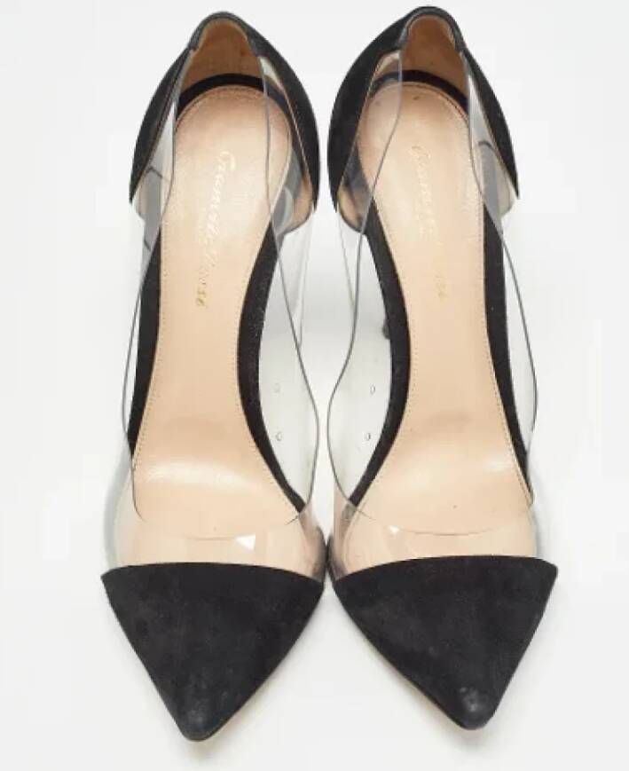 Gianvito Rossi Pre-owned Suede heels Black Dames