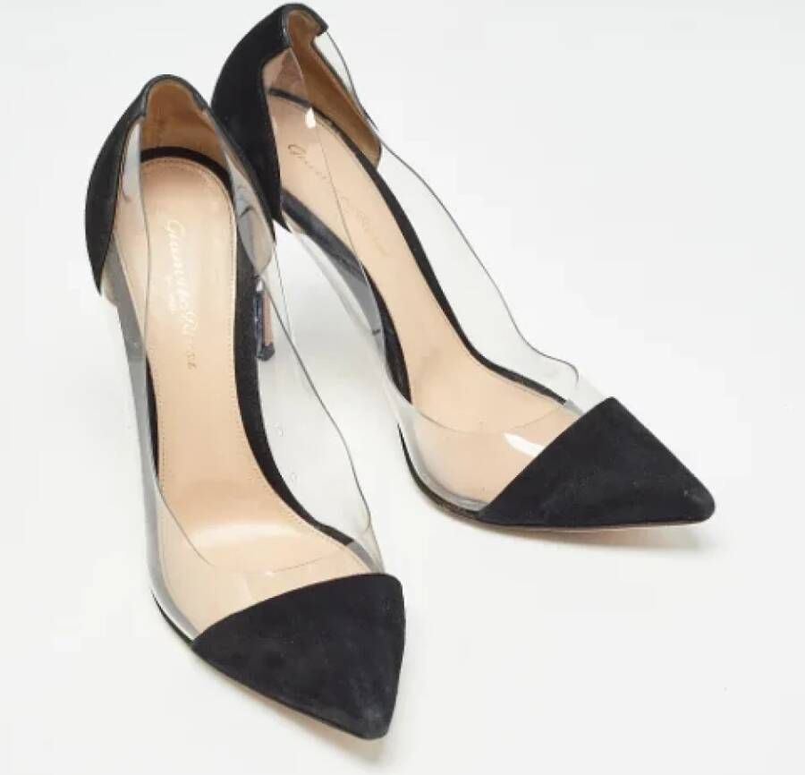 Gianvito Rossi Pre-owned Suede heels Black Dames