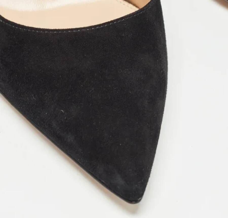 Gianvito Rossi Pre-owned Suede heels Black Dames