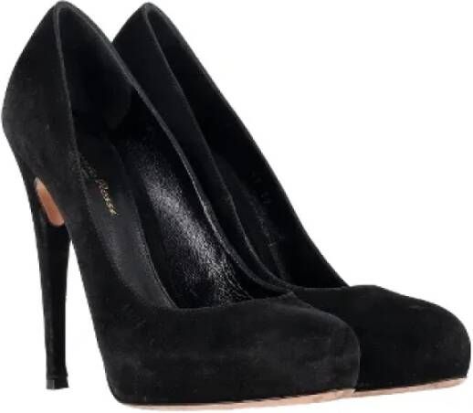 Gianvito Rossi Pre-owned Suede heels Black Dames