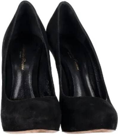 Gianvito Rossi Pre-owned Suede heels Black Dames