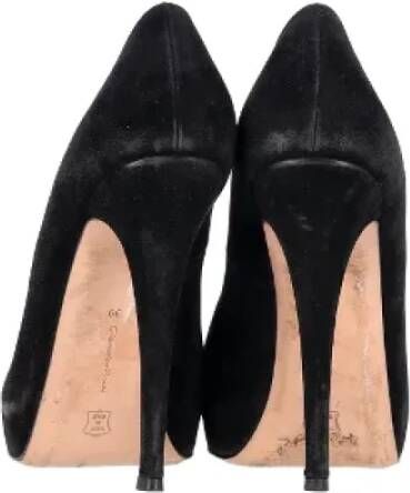 Gianvito Rossi Pre-owned Suede heels Black Dames