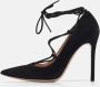 Gianvito Rossi Pre-owned Suede heels Black Dames - Thumbnail 2