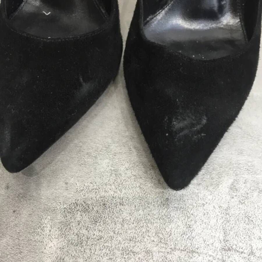 Gianvito Rossi Pre-owned Suede heels Black Dames