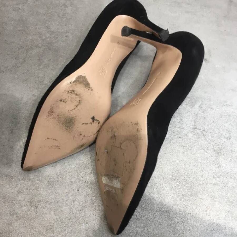 Gianvito Rossi Pre-owned Suede heels Black Dames