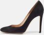 Gianvito Rossi Pre-owned Suede heels Black Dames - Thumbnail 2