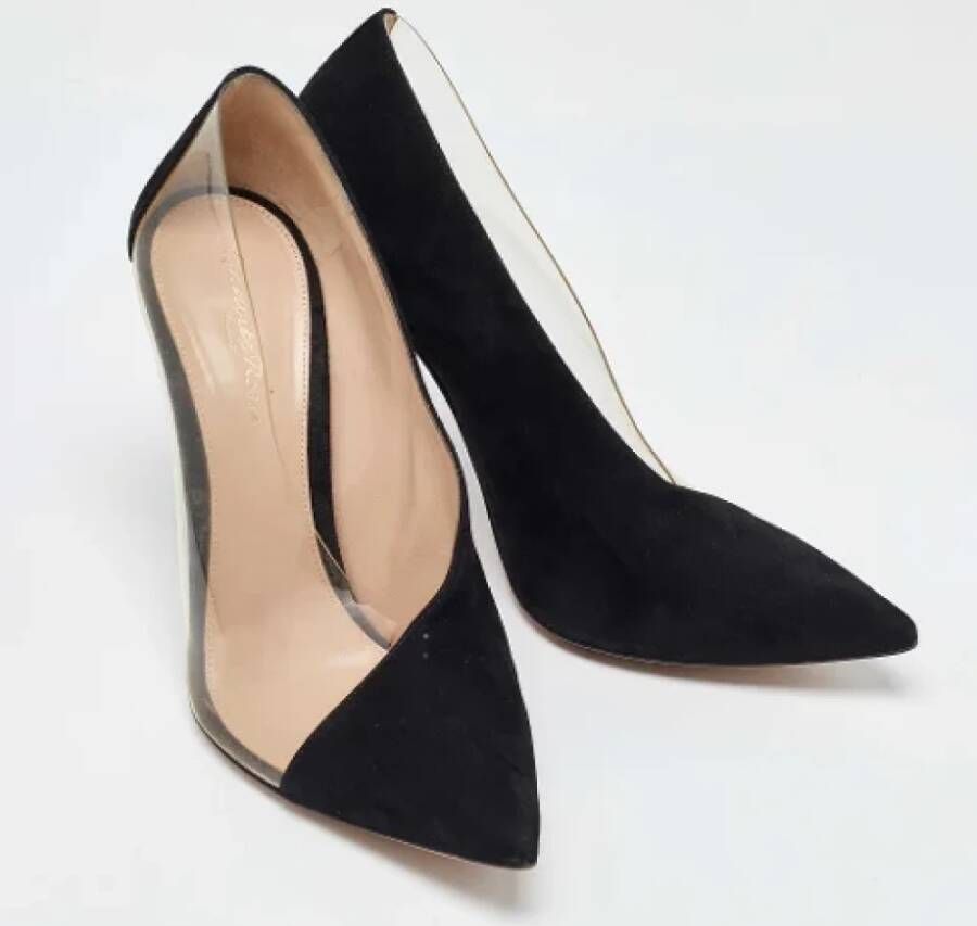 Gianvito Rossi Pre-owned Suede heels Black Dames