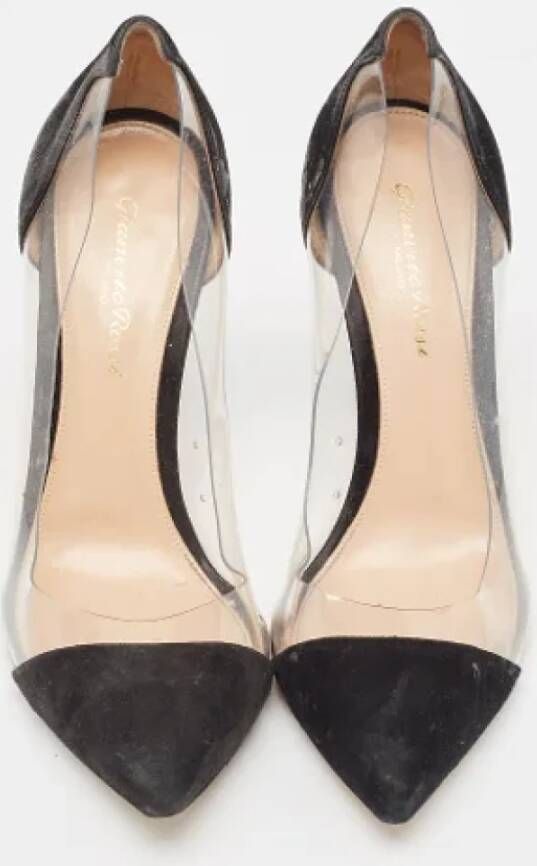 Gianvito Rossi Pre-owned Suede heels Black Dames