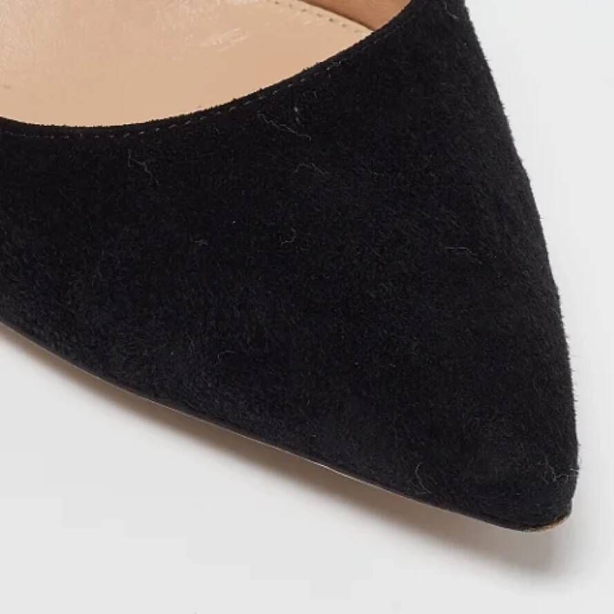 Gianvito Rossi Pre-owned Suede heels Black Dames