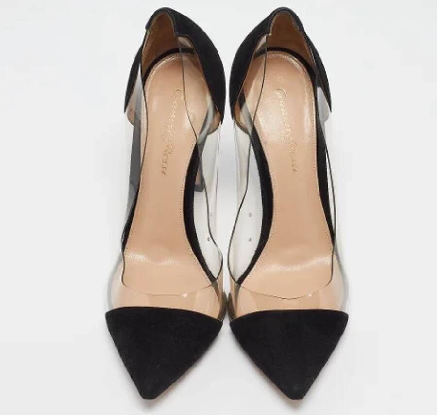 Gianvito Rossi Pre-owned Suede heels Black Dames