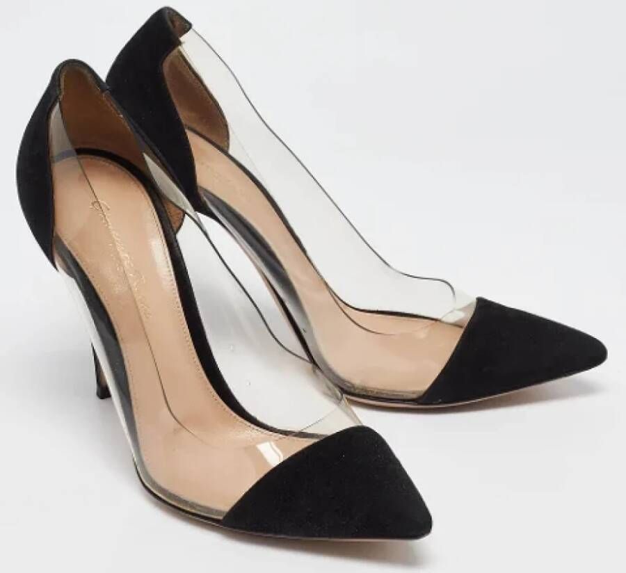 Gianvito Rossi Pre-owned Suede heels Black Dames