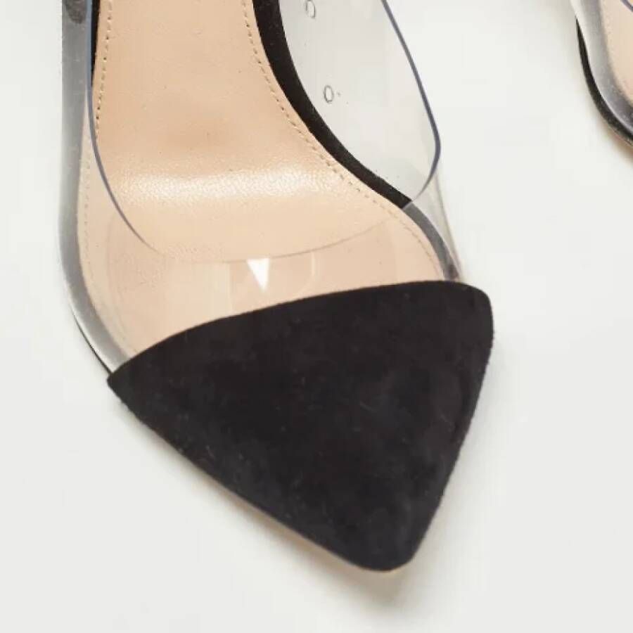 Gianvito Rossi Pre-owned Suede heels Black Dames