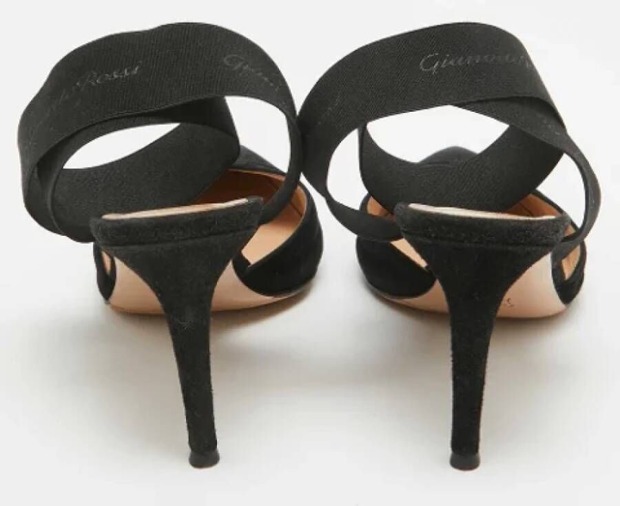 Gianvito Rossi Pre-owned Suede heels Black Dames