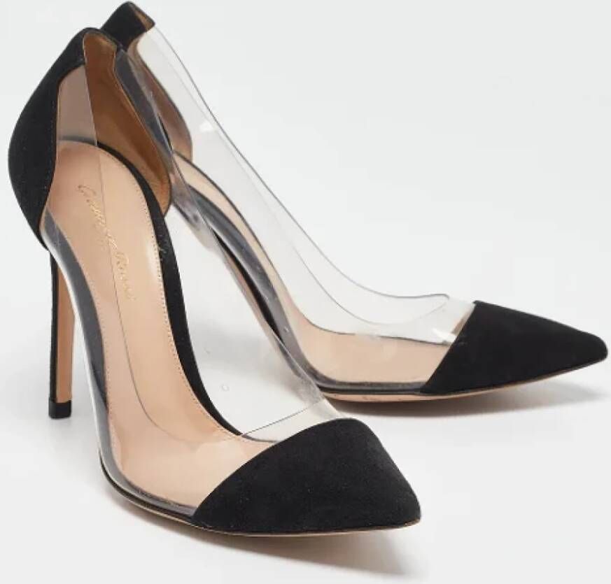 Gianvito Rossi Pre-owned Suede heels Black Dames