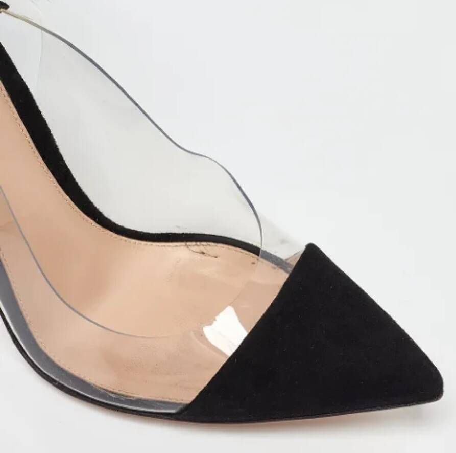 Gianvito Rossi Pre-owned Suede heels Black Dames