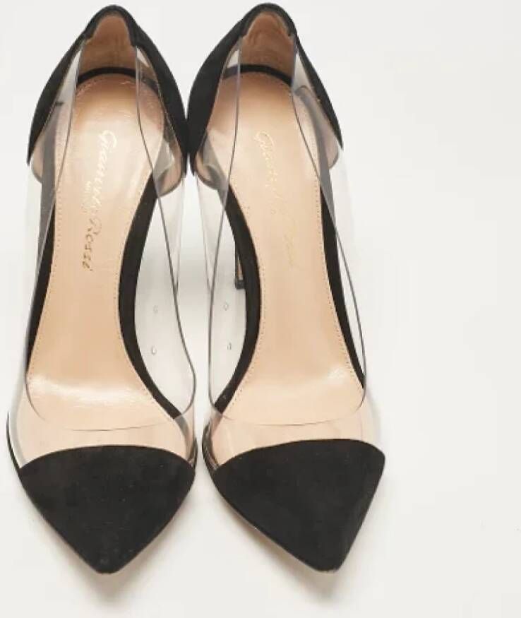 Gianvito Rossi Pre-owned Suede heels Black Dames