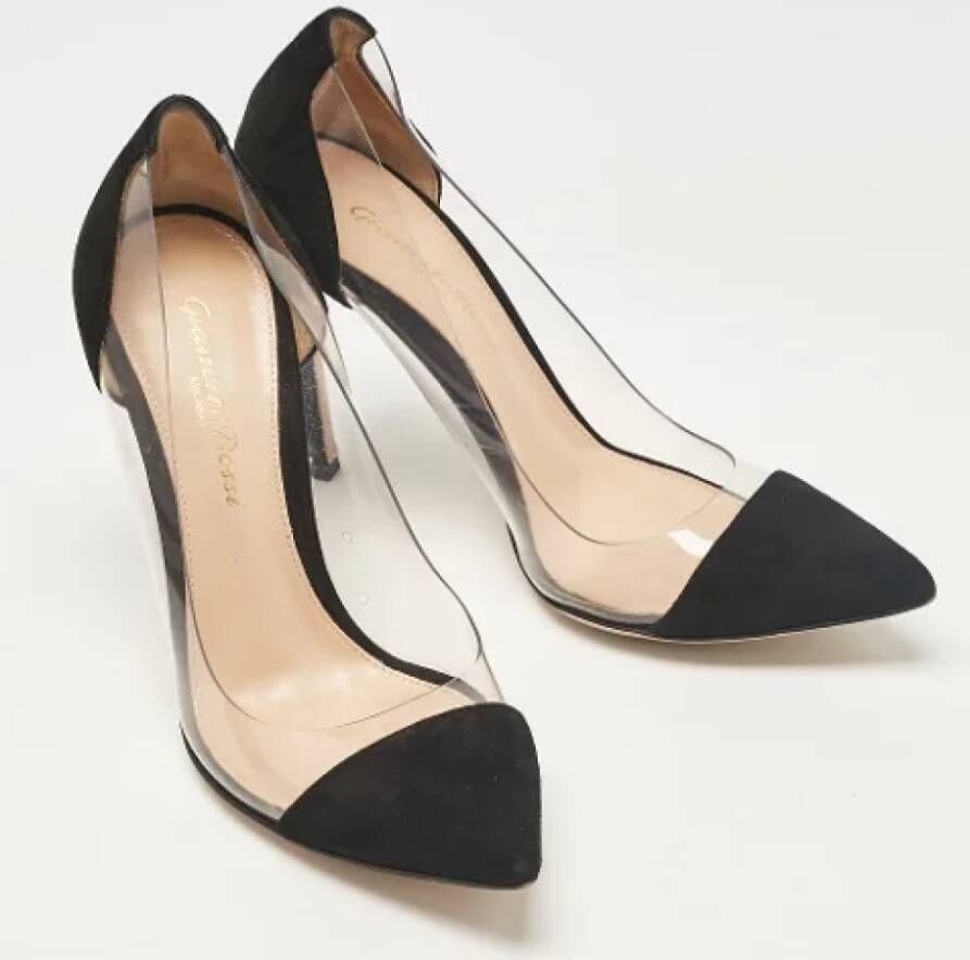 Gianvito Rossi Pre-owned Suede heels Black Dames