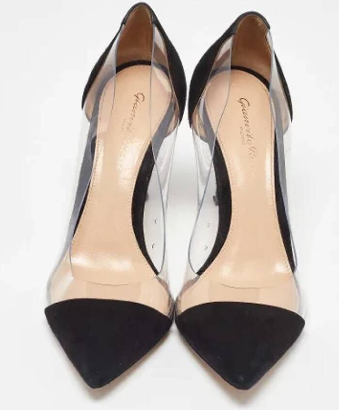 Gianvito Rossi Pre-owned Suede heels Black Dames