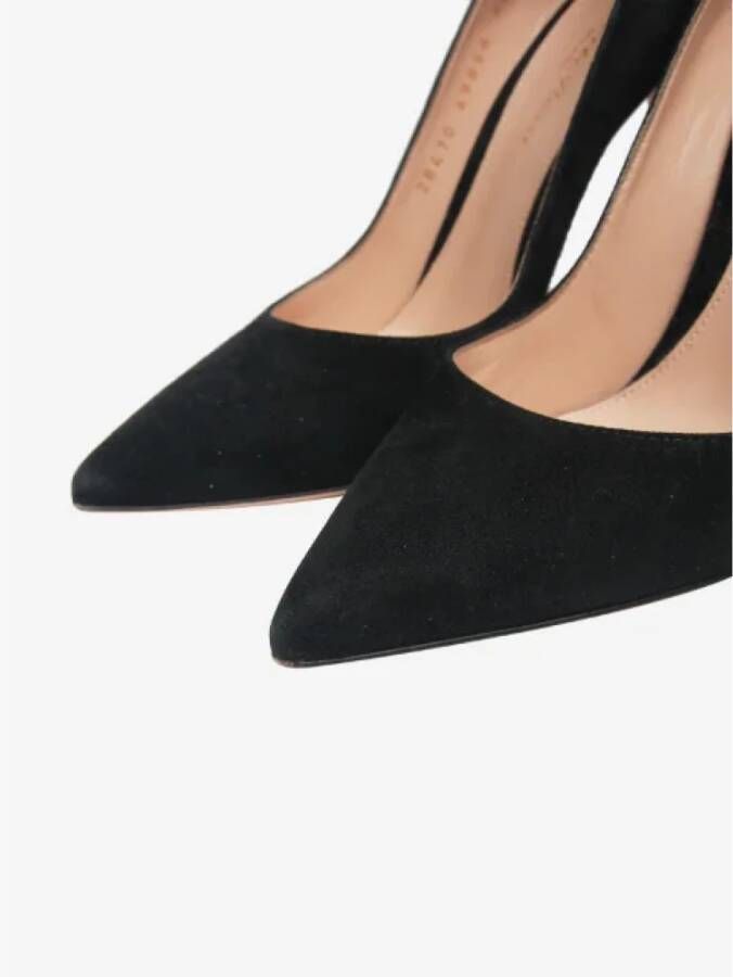 Gianvito Rossi Pre-owned Suede heels Black Dames