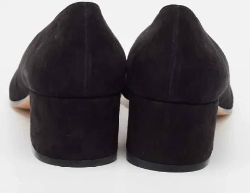 Gianvito Rossi Pre-owned Suede heels Black Dames