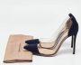 Gianvito Rossi Pre-owned Suede heels Blue Dames - Thumbnail 9