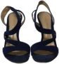 Gianvito Rossi Pre-owned Suede heels Blue Dames - Thumbnail 2