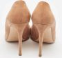 Gianvito Rossi Pre-owned Suede heels Brown Dames - Thumbnail 4