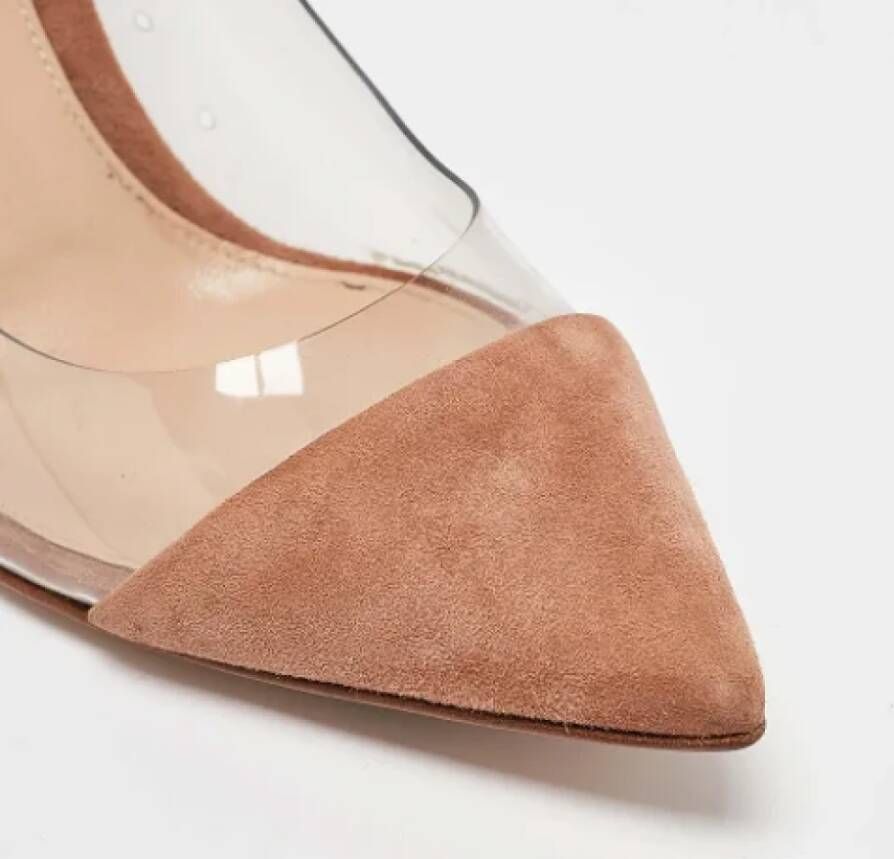 Gianvito Rossi Pre-owned Suede heels Brown Dames