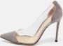 Gianvito Rossi Pre-owned Suede heels Gray Dames - Thumbnail 2