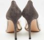 Gianvito Rossi Pre-owned Suede heels Gray Dames - Thumbnail 5