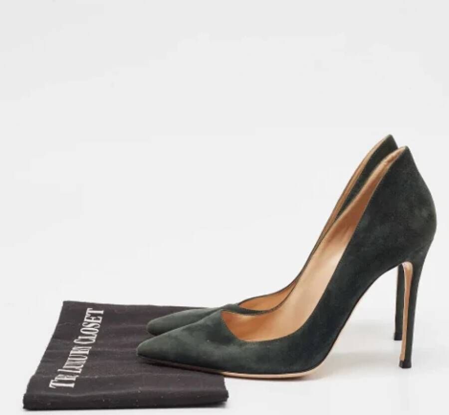 Gianvito Rossi Pre-owned Suede heels Green Dames