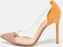 Gianvito Rossi Pre-owned Suede heels Orange Dames - Thumbnail 2