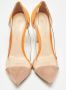 Gianvito Rossi Pre-owned Suede heels Orange Dames - Thumbnail 3