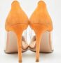 Gianvito Rossi Pre-owned Suede heels Orange Dames - Thumbnail 5