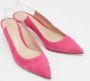 Gianvito Rossi Pre-owned Suede heels Pink Dames - Thumbnail 2