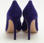 Gianvito Rossi Pre-owned Suede heels Purple Dames - Thumbnail 3