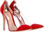 Gianvito Rossi Pre-owned Suede heels Red Dames - Thumbnail 4