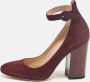 Gianvito Rossi Pre-owned Suede heels Red Dames - Thumbnail 2