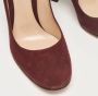 Gianvito Rossi Pre-owned Suede heels Red Dames - Thumbnail 7