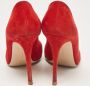 Gianvito Rossi Pre-owned Suede heels Red Dames - Thumbnail 5