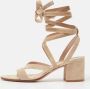 Gianvito Rossi Pre-owned Suede sandals Beige Dames - Thumbnail 2