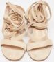 Gianvito Rossi Pre-owned Suede sandals Beige Dames - Thumbnail 3