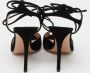 Gianvito Rossi Pre-owned Suede sandals Black Dames - Thumbnail 5