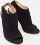 Gianvito Rossi Pre-owned Suede sandals Black Dames - Thumbnail 4